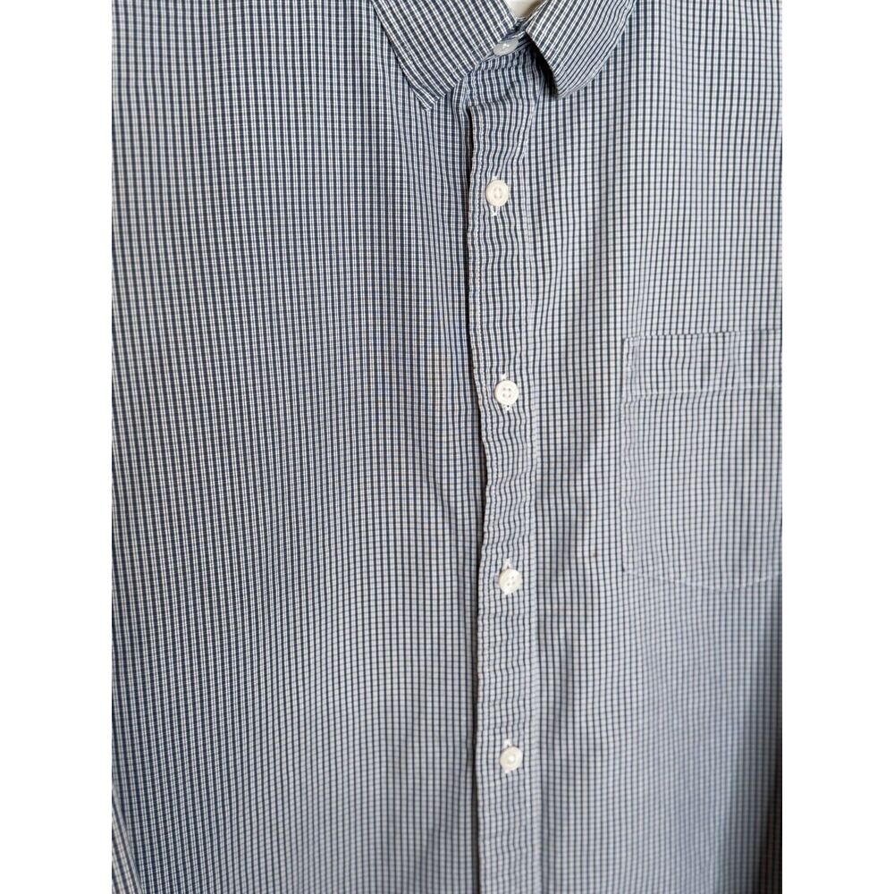 J.Crew Thompson Shirtings XL Blue Check Button Down Preppy Classic Office Shirt - Picture 4 of 6